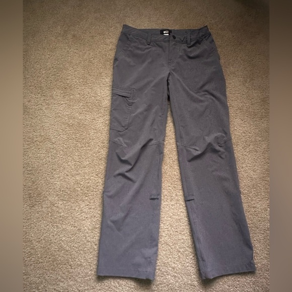 REI Co-op Sahara Roll-Up Pants - Roll to Two Shorter Lengths - Asphalt 4 Petite - Picture 3 of 11